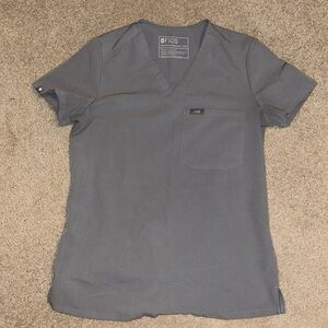 Figs scrub top xxs. Color: cement